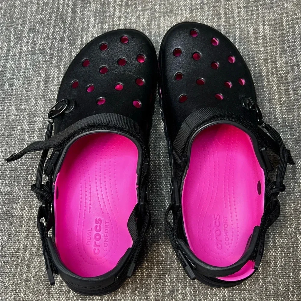 Post Malone x Crocs Duet Max Clog ll Black/Pink
